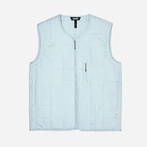 Rains Quilted Liner Vest Sky Blue Lightweight Puffer Small NWT